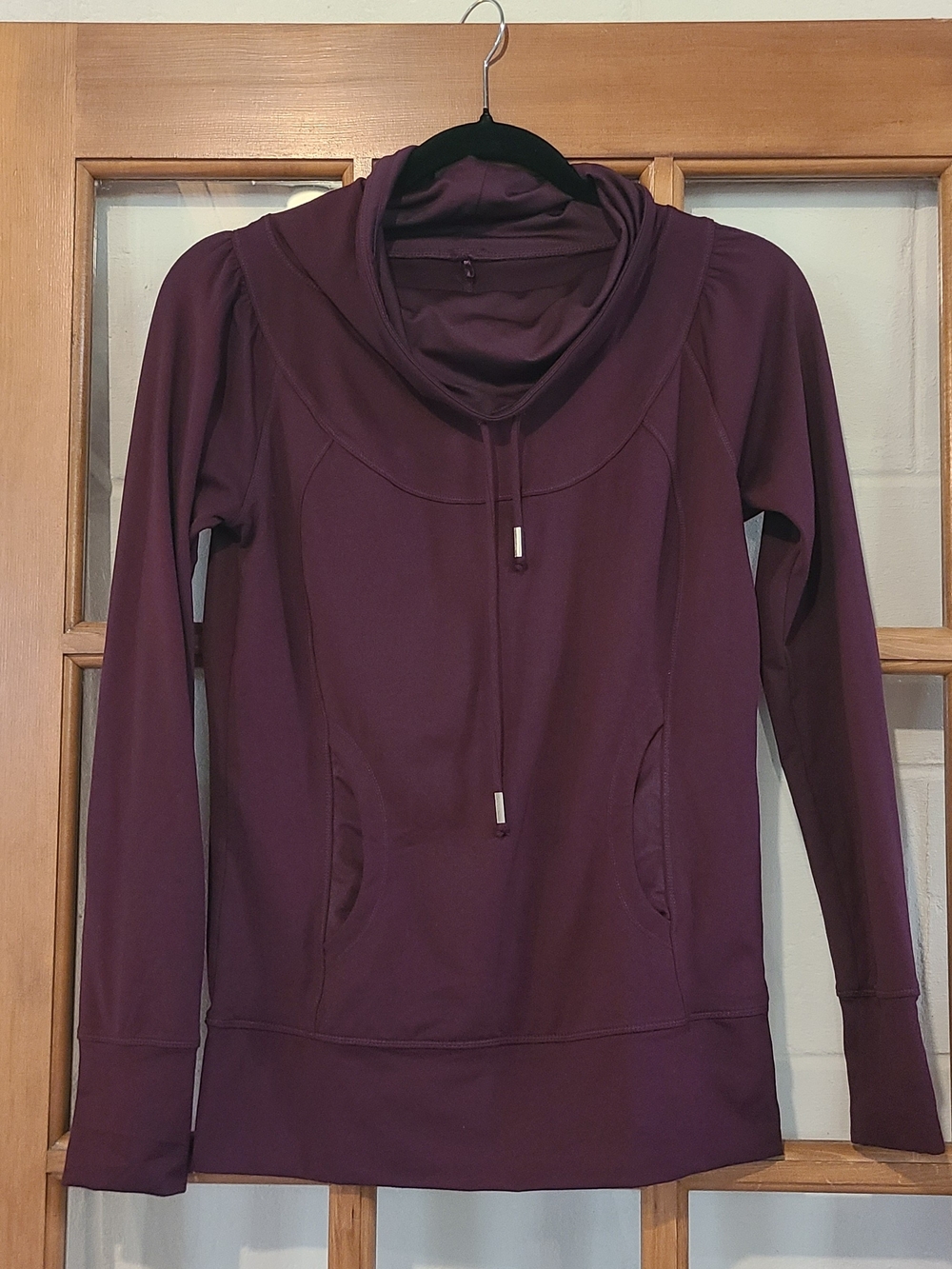 PRANA _ Women's Cornelia Funnel Neck Pullober Eggplant Purple